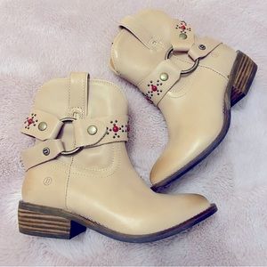 Dingo Silverada Leather Pull On Cowboy Western Boots